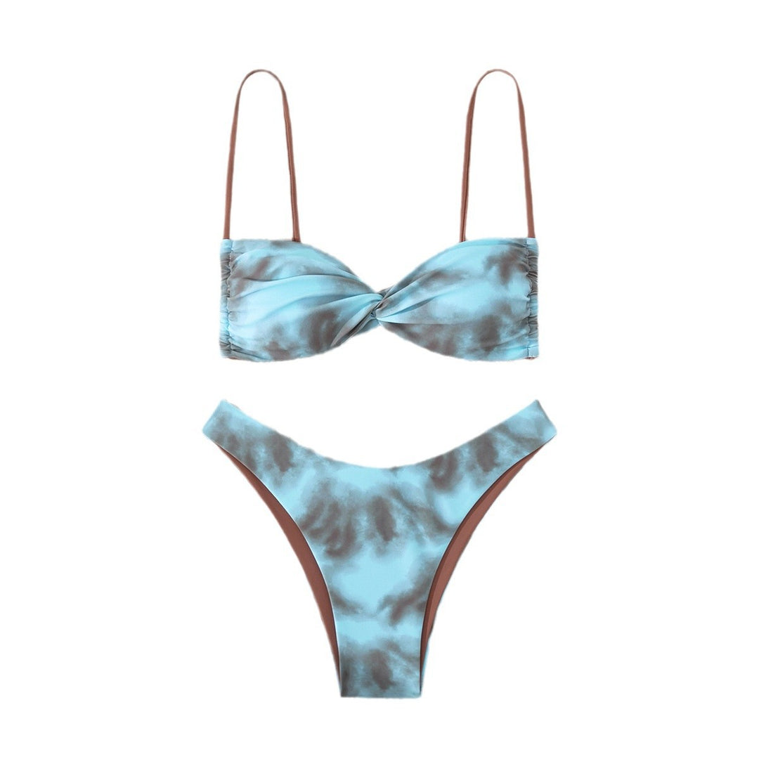 Damen Bikini-Set mit romantischem Twist-Design EB