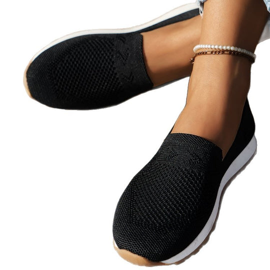 Damen Komfortable Slip-On Sneakers EB