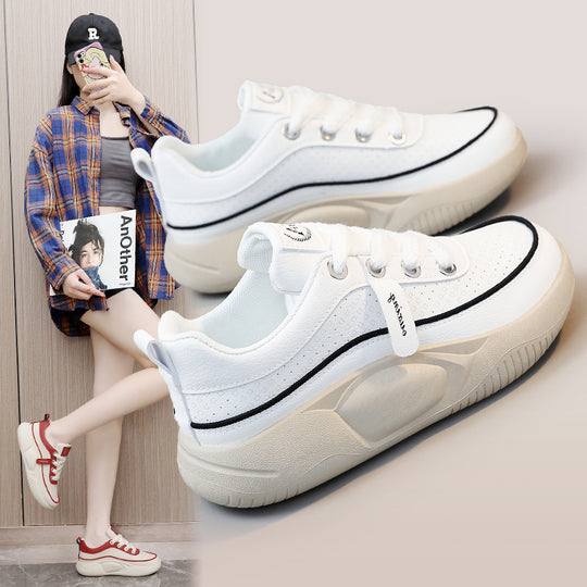 Damen Sportliche Sneakers mit atmungsaktiven Mesh-Einsätzen und rutschfester Sohle EB