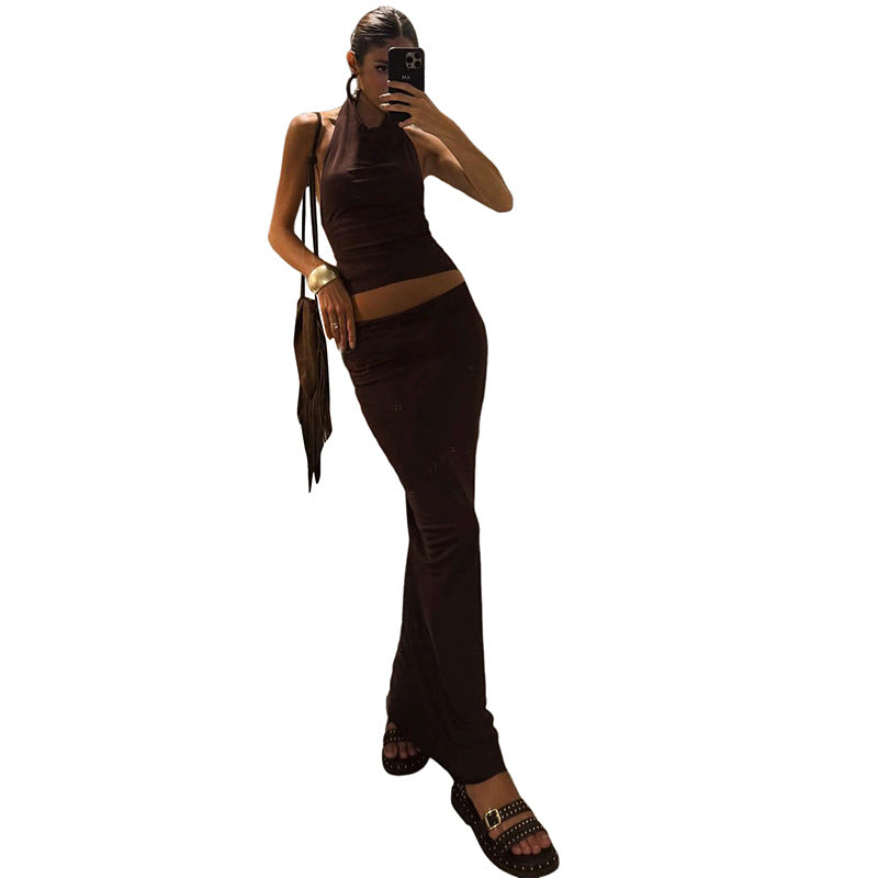 Damen Elegantes Oberteil mit asymmetrischem Kragen und raffiniertem Drapierungsdesign EB