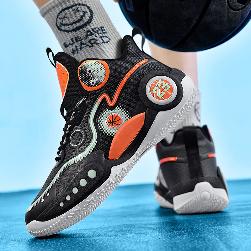 Damen Basketball Sneakers mit innovativem Dämpfungssystem und rutschfester Sohle EB