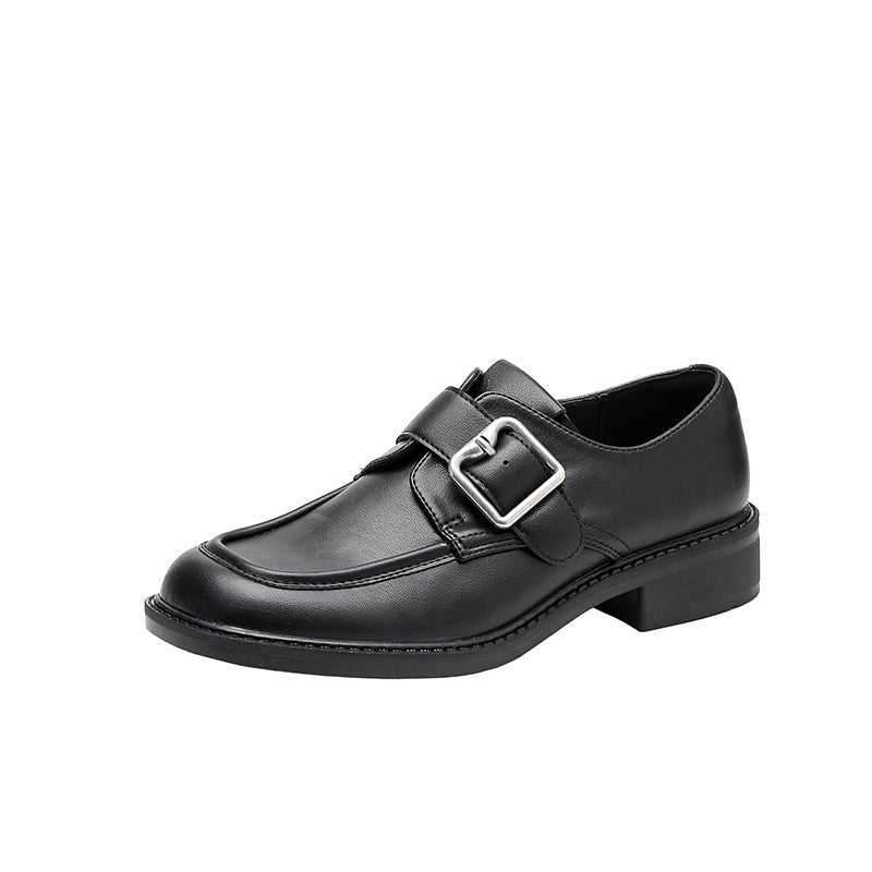 Damen elegante Schnürschuhe mit modischem Schnallen-Detail EB
