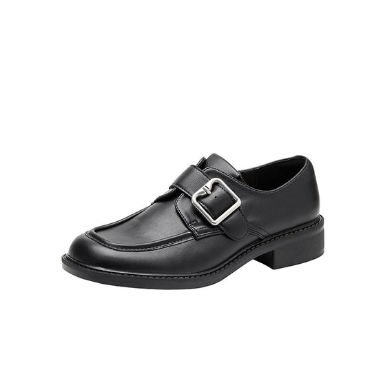 Damen elegante Schnürschuhe mit modischem Schnallen-Detail EB