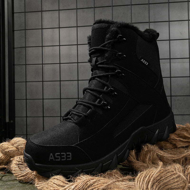 Herren hochgeschnittene Winterboots mit isolierendem Futter und rutschfester Sohle EB