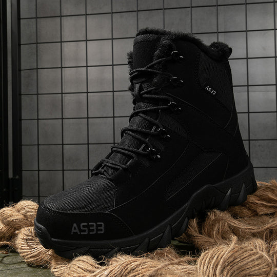 Herren hochgeschnittene Winterboots mit isolierendem Futter und rutschfester Sohle EB