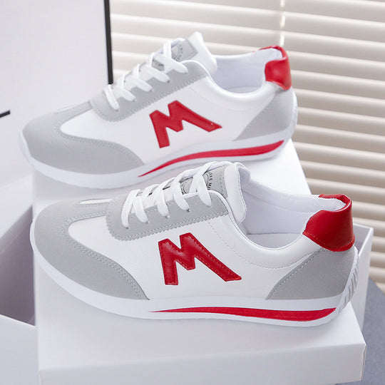 Damen  leichte Retro-Sneaker mit gepolstertem Komfortfußbett, atmungsaktivem Obermaterial und profilierter Laufsohle EB