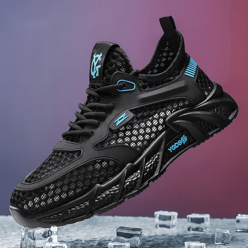 Damen Sportliche Mesh-Laufschuhe mit atmungsaktiver Struktur und innovativer Dämpfungstechnologie EB