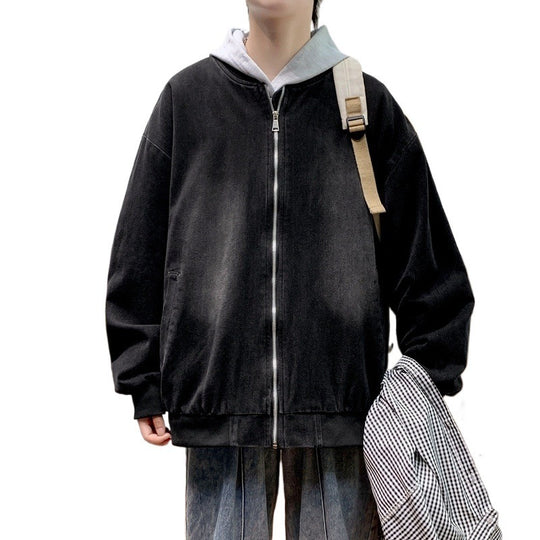 Herren entspannte Baumwolljacke im lässigen Stil EB