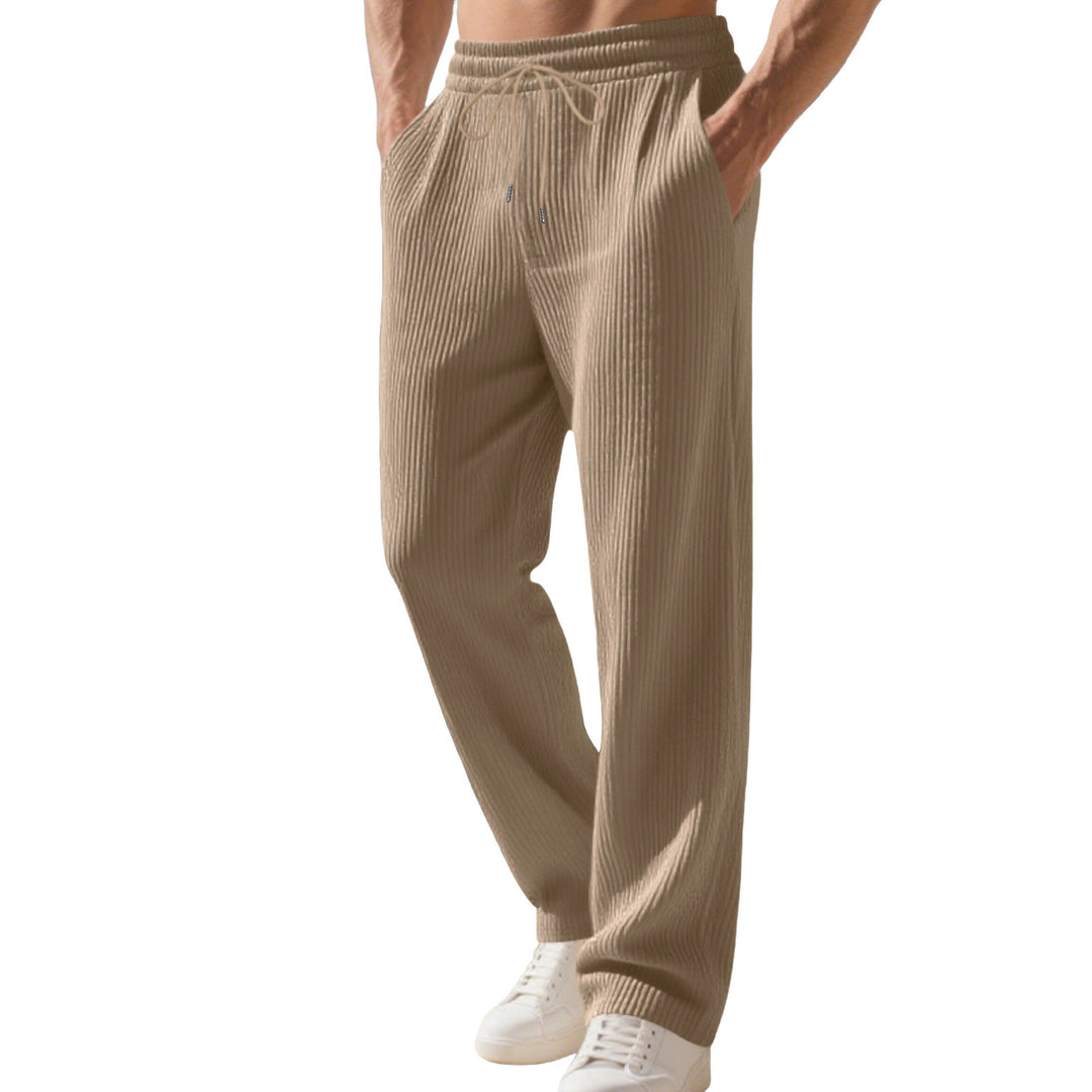 Herren Relaxed-Fit Strick-Jogginghose mit feiner Rippstruktur EB
