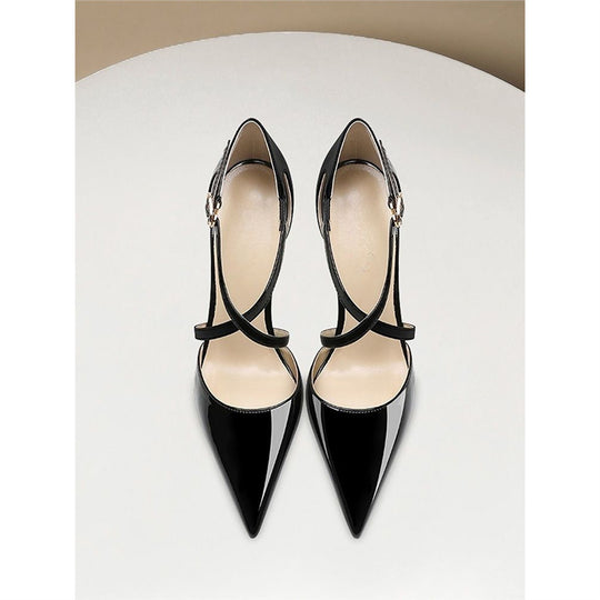 Damen elegante Slingback High Heel Schuhe EB