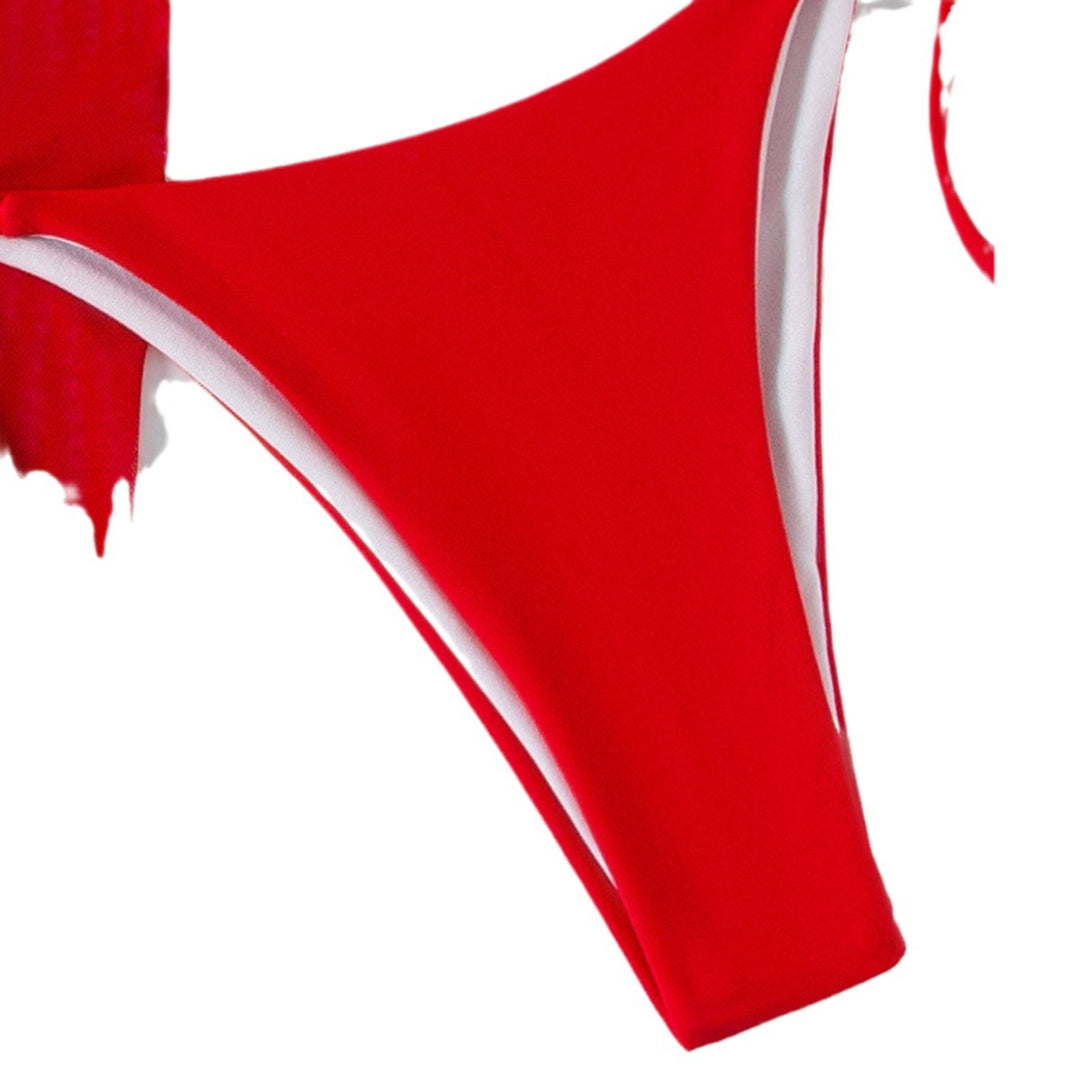 Damen Triangel-Bikini mit Wickelrock EB