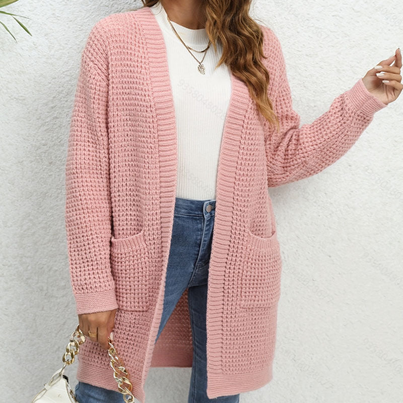 Damen modischer Strickcardigan EB