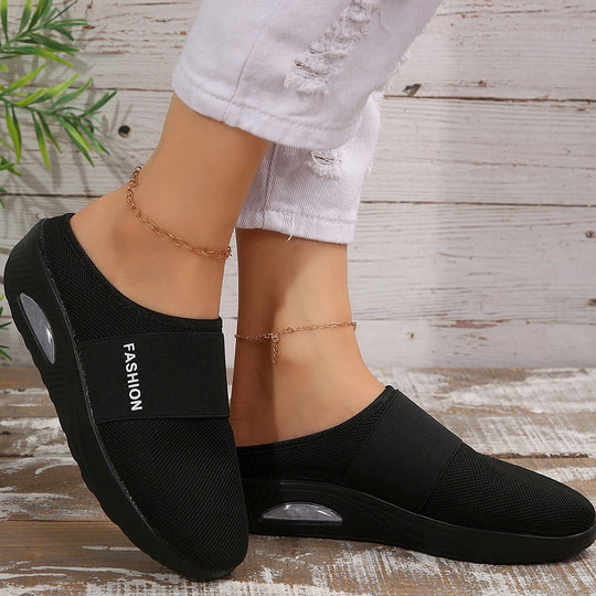 Damen Komfortable Slipper mit atmungsaktivem Obermaterial EB