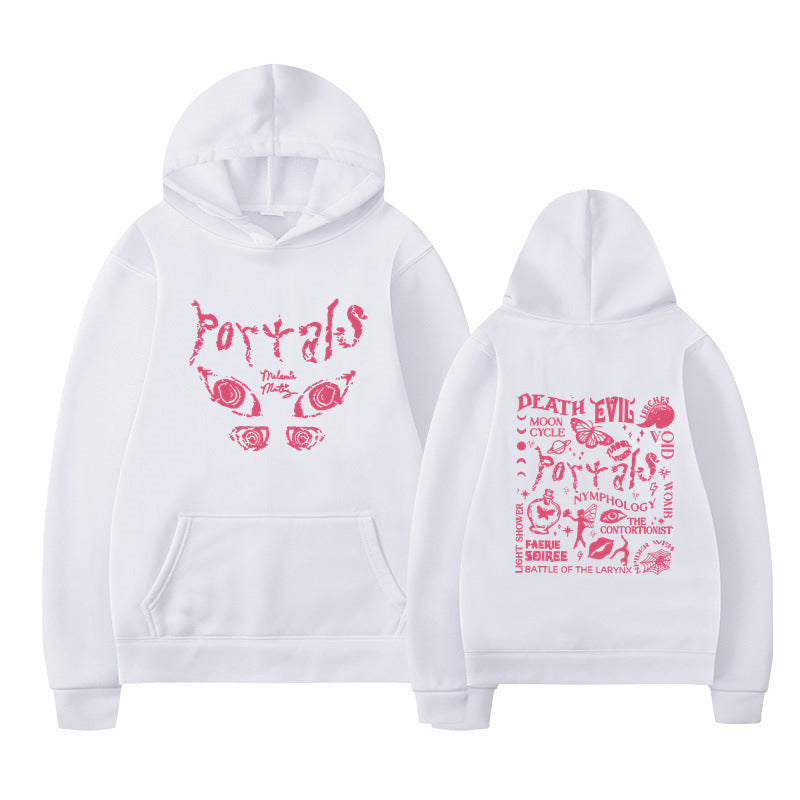 Damen Kapuzenpullover mit kreativem Motiv und bequemer Passform EB