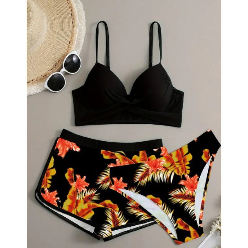 Damen Zweiteiliges Badeoutfit mit raffiniertem Schnitt EB