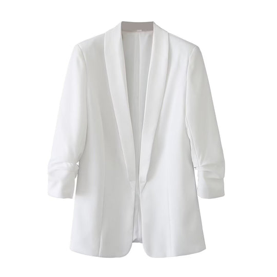 Damen Oversize Blazer ohne Verschluss EB