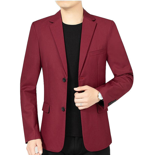 Herren Glencheck-Sakko Slim Fit aus Wollmischung mit dezentem Overcheck EB