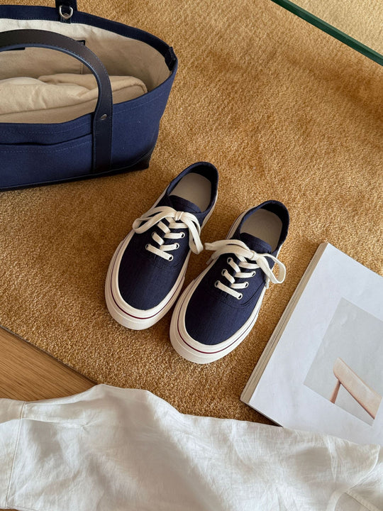 Damen modische Sneaker mit dämpfender Sohle und atmungsaktiver Obermaterialstruktur EB