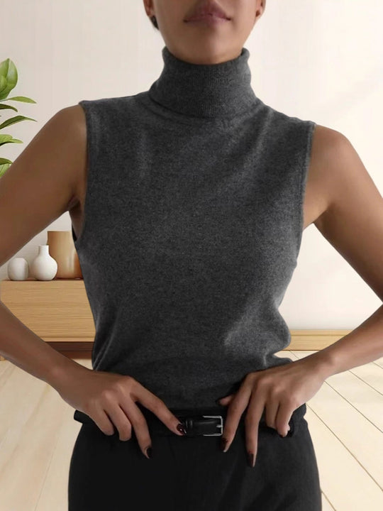 Damen Strickoberteil mit eleganter Knopfleiste und modernen Details EB