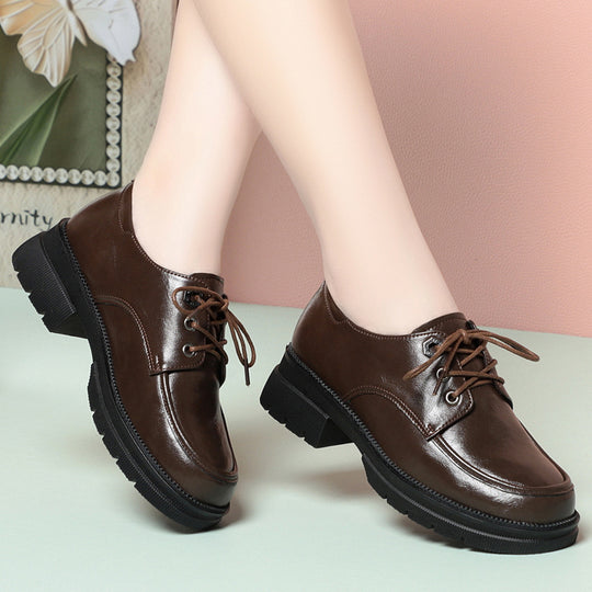 Damen Schnürschuhe mit robustem Profil EB