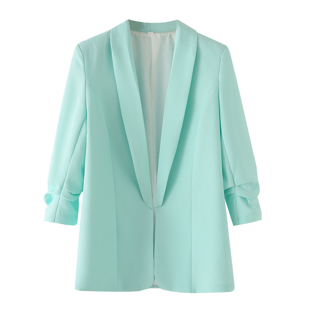 Damen Oversize Blazer ohne Verschluss EB