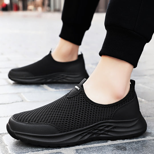 Damen Atmungsaktive Slip-On Sneakers mit flexiblem Design EB