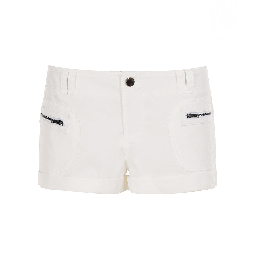 Damen leichte Shorts mit praktischen Reißverschlusstaschen EB