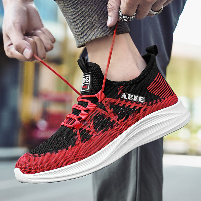 Herren Atmungsaktive Sport-Sneaker mit elastischem Schnürsystem EB