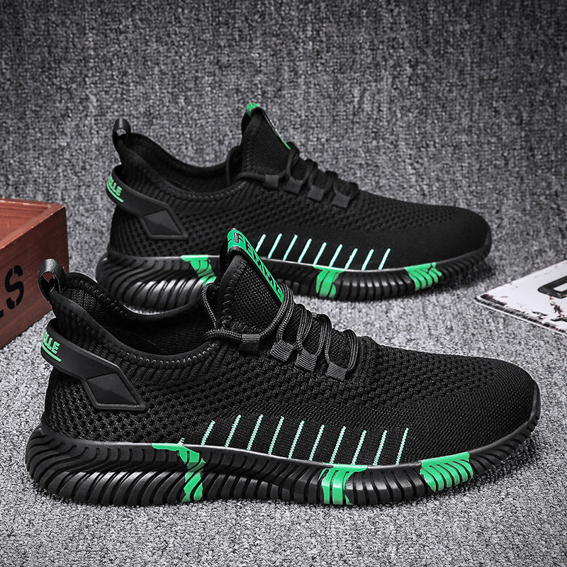 Damen Bequeme Trainingssneakers mit atmungsaktiver Mesh-Oberfläche und rutschfester Sohle EB