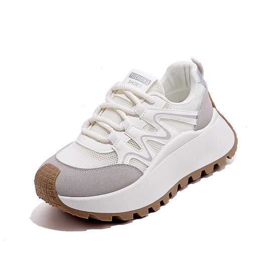 Damen Sportliche Chunky Sneakers mit atmungsaktiver Mesh-Oberfläche und komfortabler Dämpfung EB