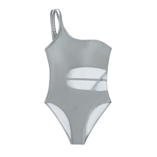 Damen Einseitiger Cut-Out Badeanzug EB 1781605491