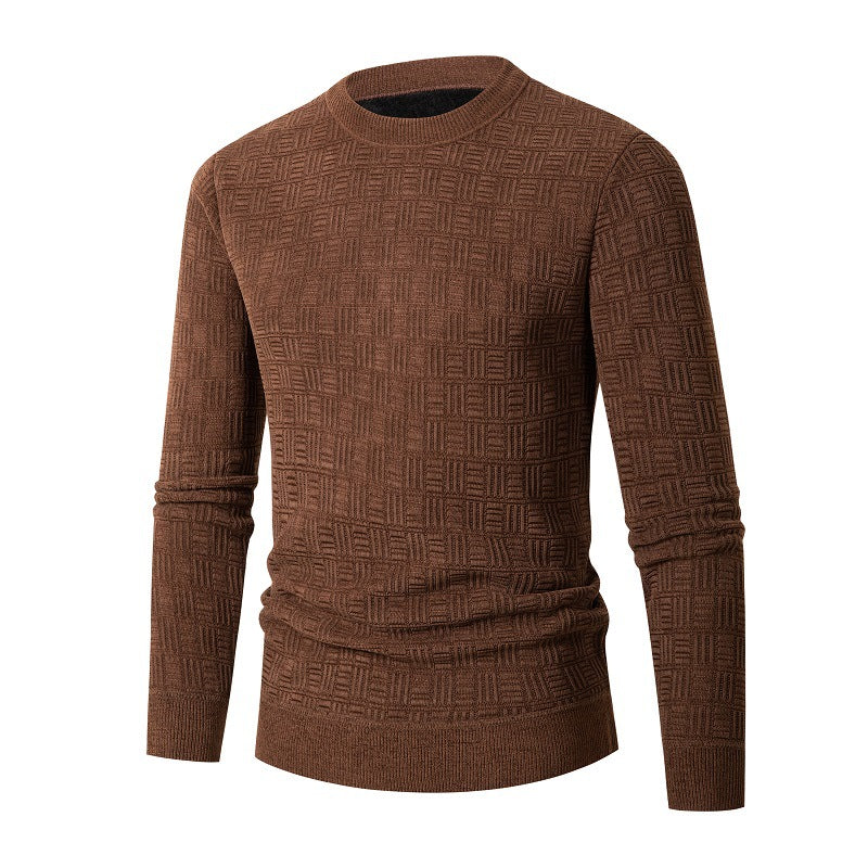 Herren modischer Strickpullover mit einzigartigem Strukturdesign EB