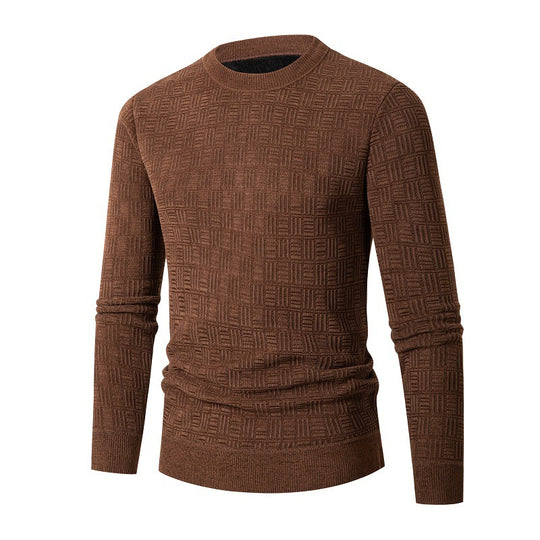 Herren modischer Strickpullover mit einzigartigem Strukturdesign EB
