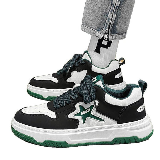 Damen Sportliche Sneakers mit verstärkter Sohle und atmungsaktiver Obermaterialstruktur EB