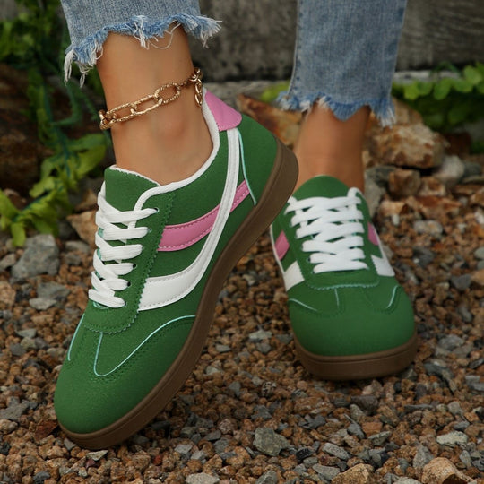 Damen Sneakers mit modischem Design und dämpfender Sohle EB