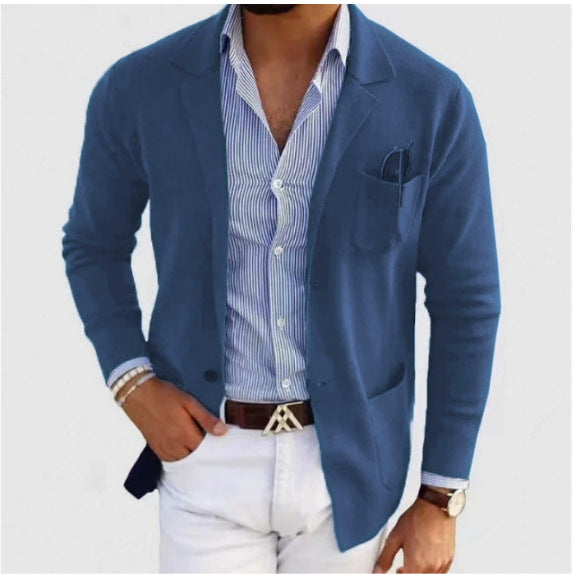 Herren eleganter Strickblazer EB