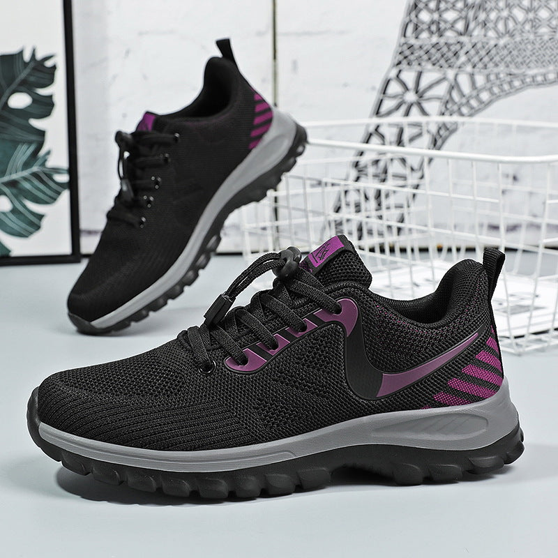 Damen Sportliche Laufschuhe mit atmungsaktivem Obermaterial und flexiblem Tragekomfort EB