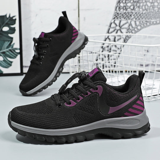 Damen Sportliche Laufschuhe mit atmungsaktivem Obermaterial und flexiblem Tragekomfort EB