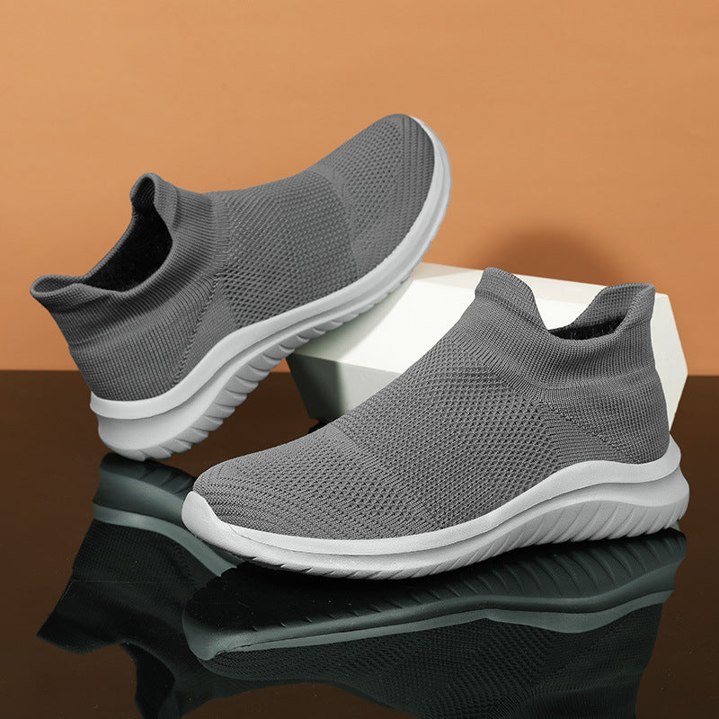 Damen Atmungsaktive Slip-On Sneakers mit flexibler Sohle EB