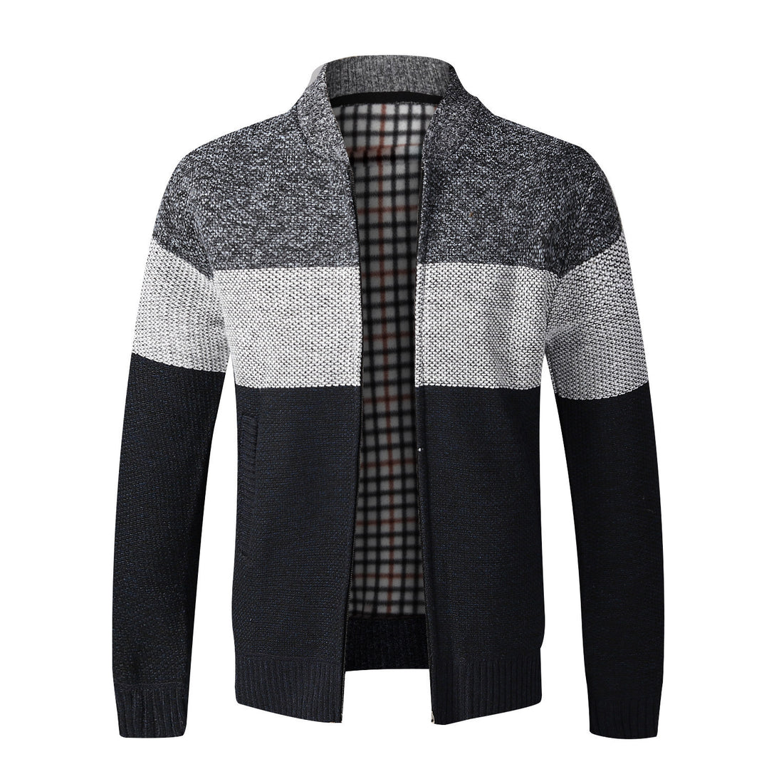 Herren sportlicher Strickcardigan mit modernem Design EB