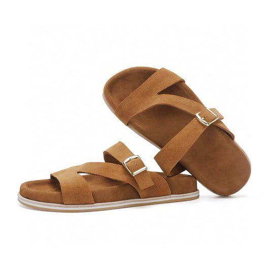 Damen Komfortable Clogs mit modischen Riemen EB