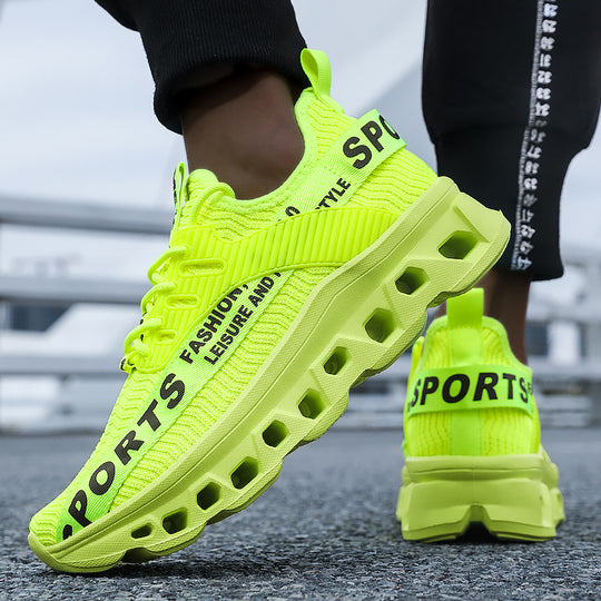 Damen Sportliche Lauf-Sneaker mit elastischem Obermaterial und extrem dämpfender Sohle EB