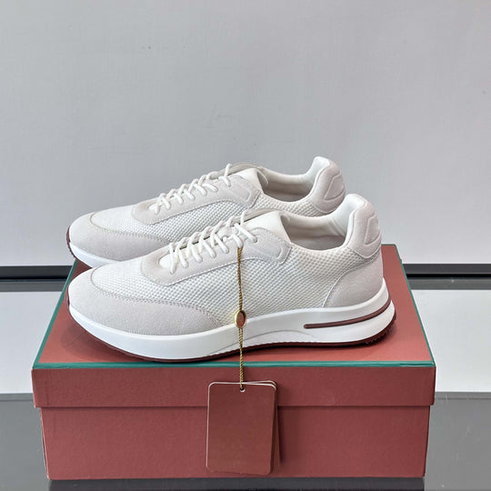 Damen komfortable Sneaker mit atmungsaktiver Struktur und modernem Design EB