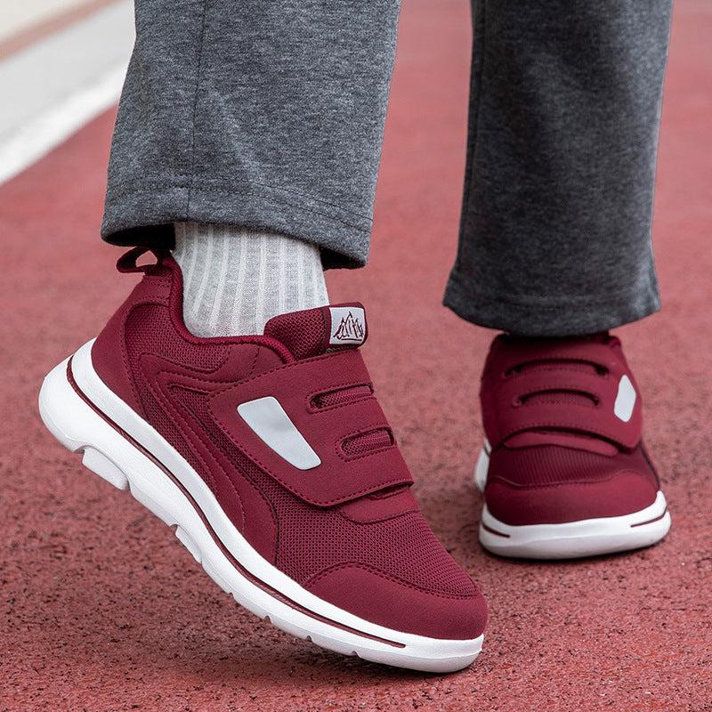Damen Freizeitsneaker mit verstellbarem Klettverschluss und atmungsaktiver Mesh-Oberfläche EB