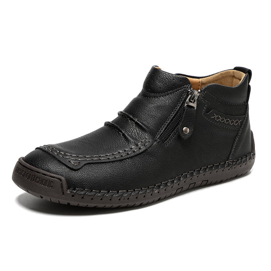 Herren modische Stiefel mit praktischem Reißverschluss EB