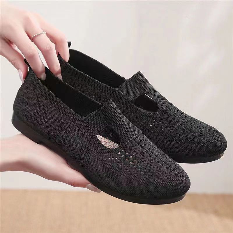 Damen Komfortable Ballerinas mit atmungsaktivem Design EB