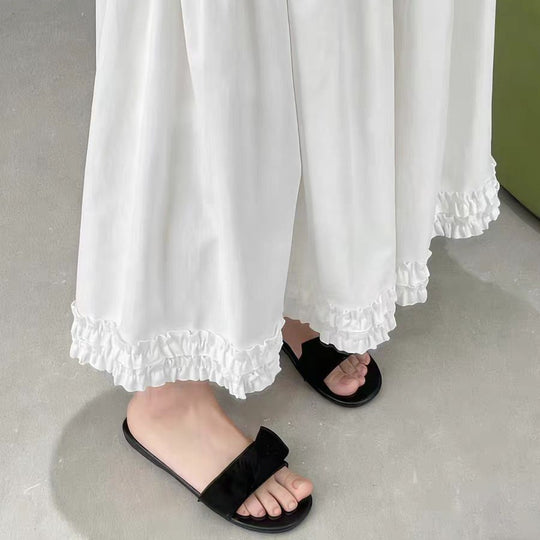 Damen modische Sandalen mit dekorativem Schleifenakzent EB