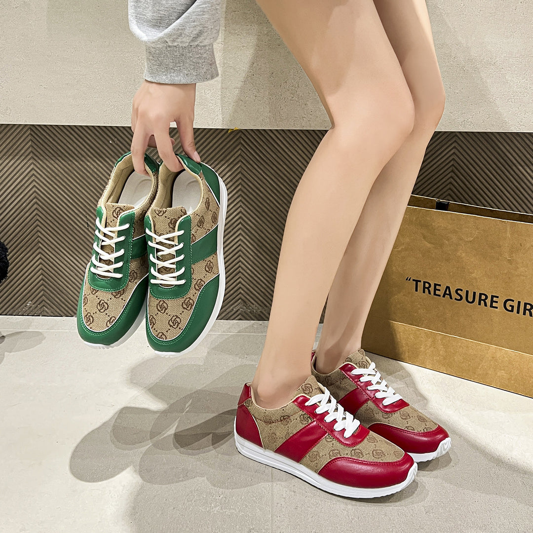 Damen Sportliche Sneaker mit modischem Design und atmungsaktivem Obermaterial EB