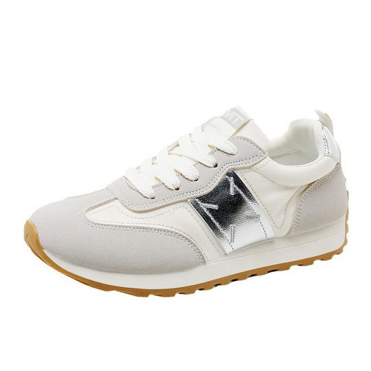 Damen sportliche Sneakers mit atmungsaktiver Mesh-Oberfläche und dämpfendem Sohlenprofil EB
