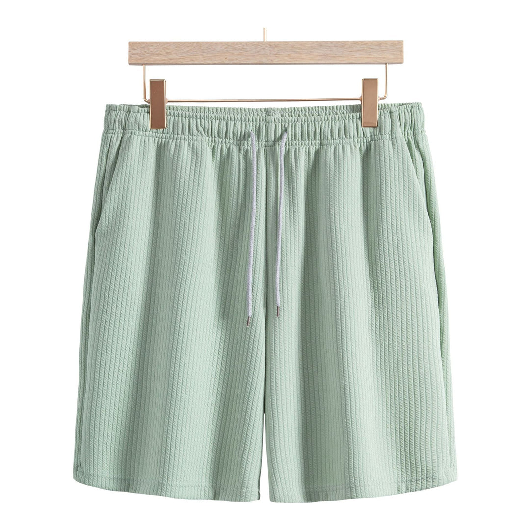 Herren Freizeitoberteil mit bequemen Shorts im strukturierten Design EB